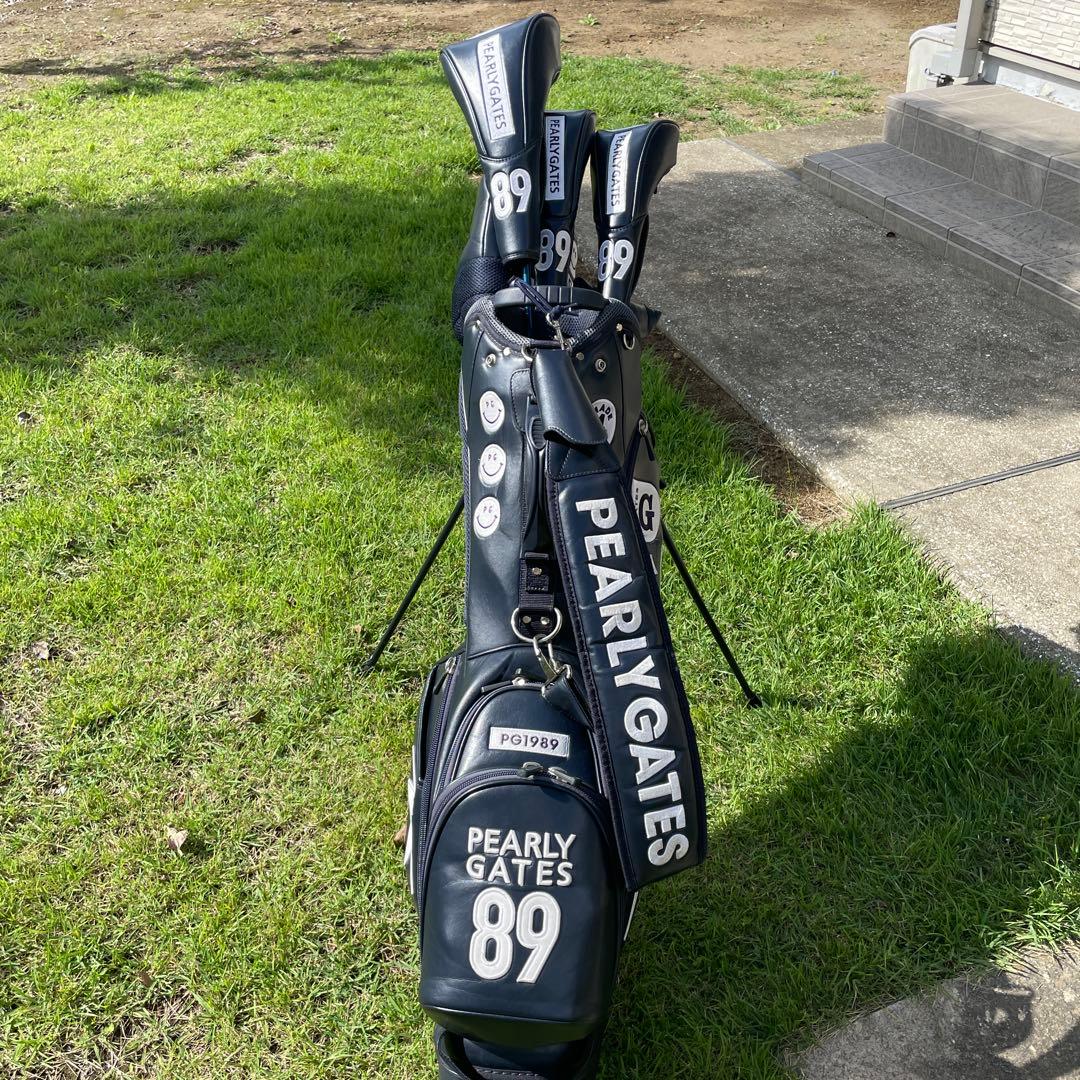 PEARLY GATES 89 キャディバッグ ネイビー6点セット - メルカリ