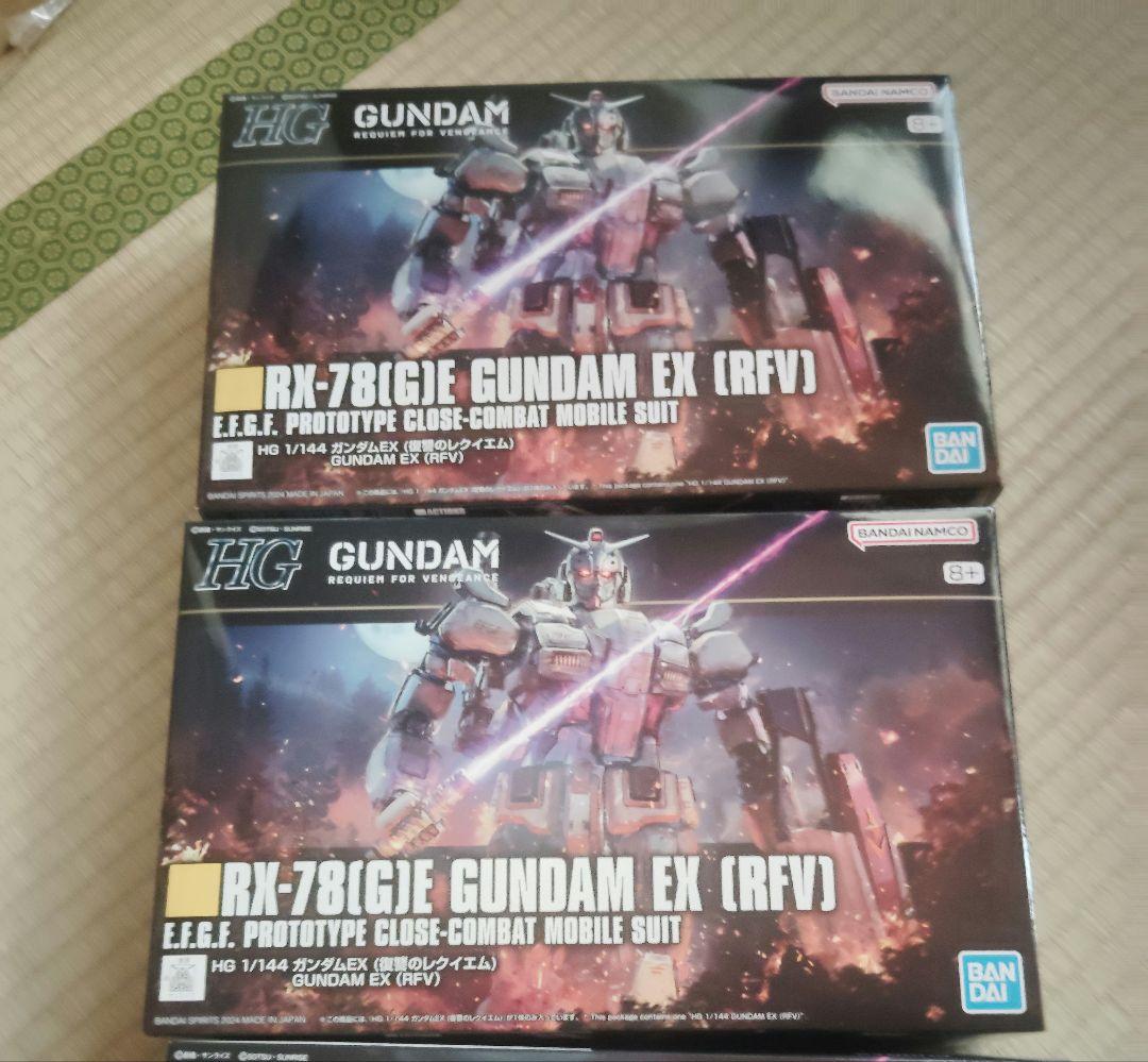 HG ガンダムEX 　(機動戦士ガンダム 復讐のレクイエム) RFV 2個セット