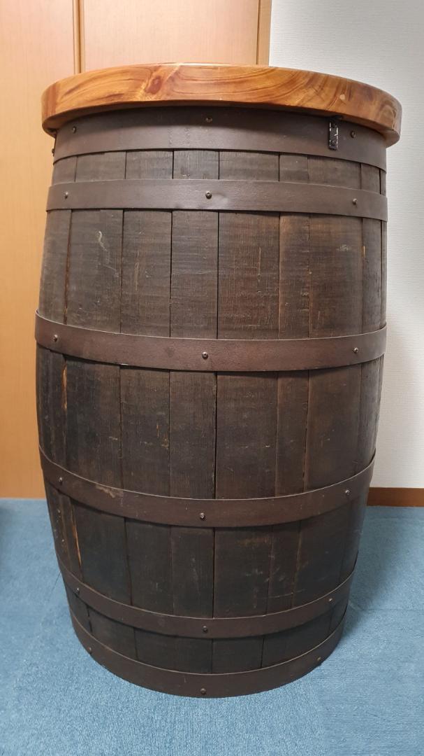 樽テーブル 直径60cm 高さ94cm インテリア 画像3