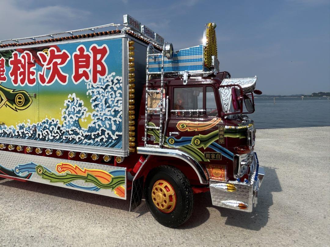 い*り様 トラック野郎一番星故郷特急便デコトラプラモデルアオシマ