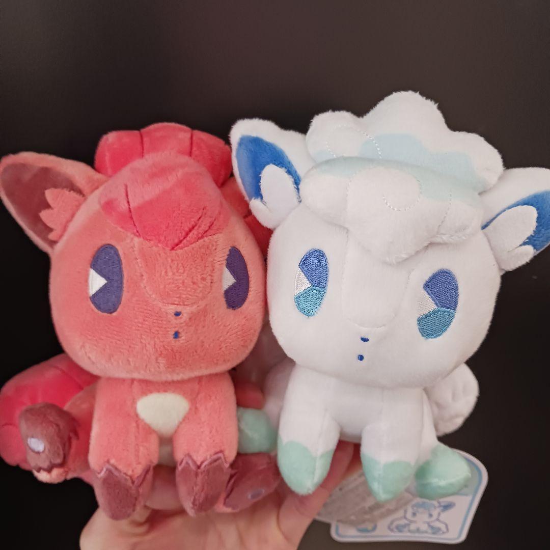 ポケモン　サイコソーダリフレッシュ　ロコン　アローラロコン　ぬいぐるみ