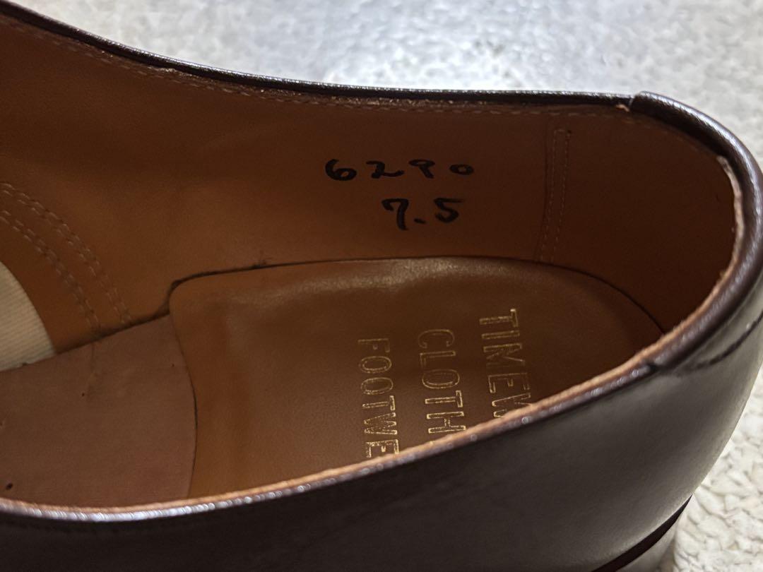 atlast レザーシューズ　Uチップ革靴　短靴 timeworn アットラスト
