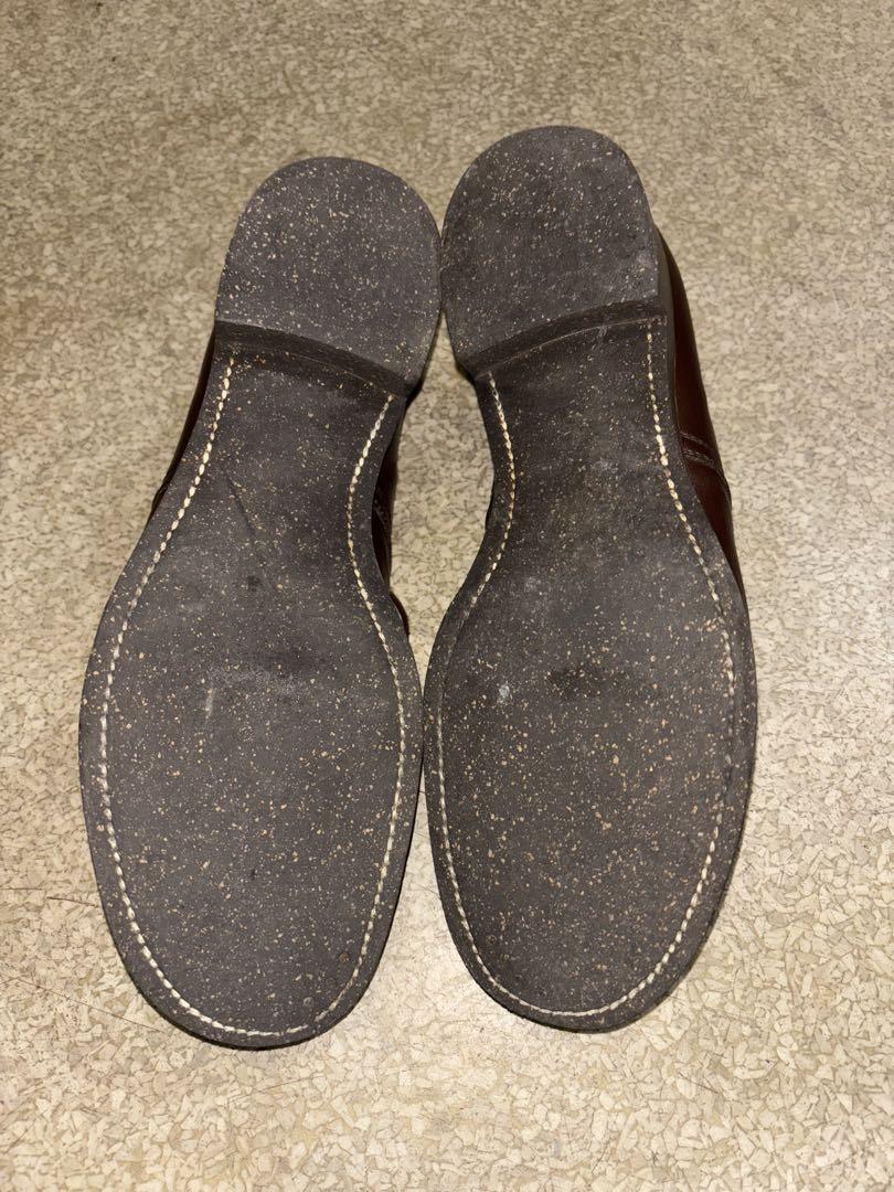 atlast レザーシューズ　Uチップ革靴　短靴 timeworn アットラスト