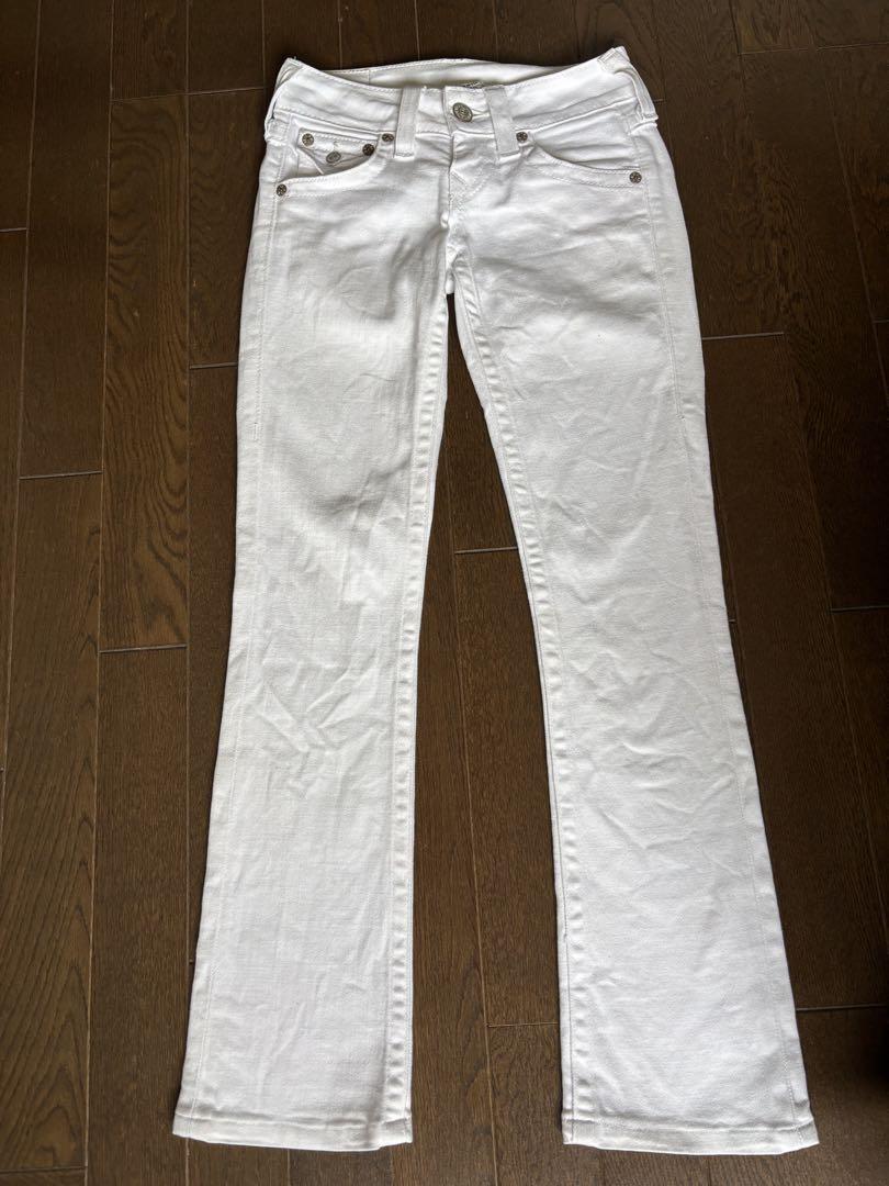 True Religion ホワイトフレアデニム　希少品　本日のみ値下げ