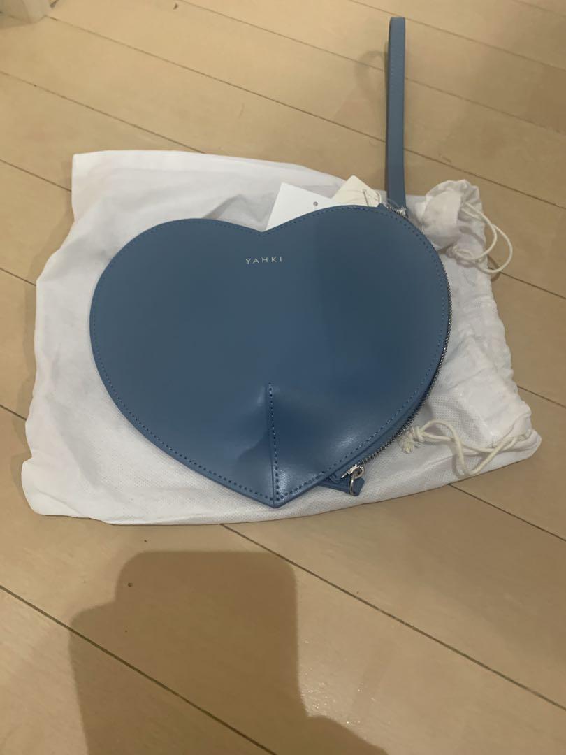 何でも揃う ヤーキ （別注】＜YAHKI ターコイズブルー ハートハンドバッグ バッグ