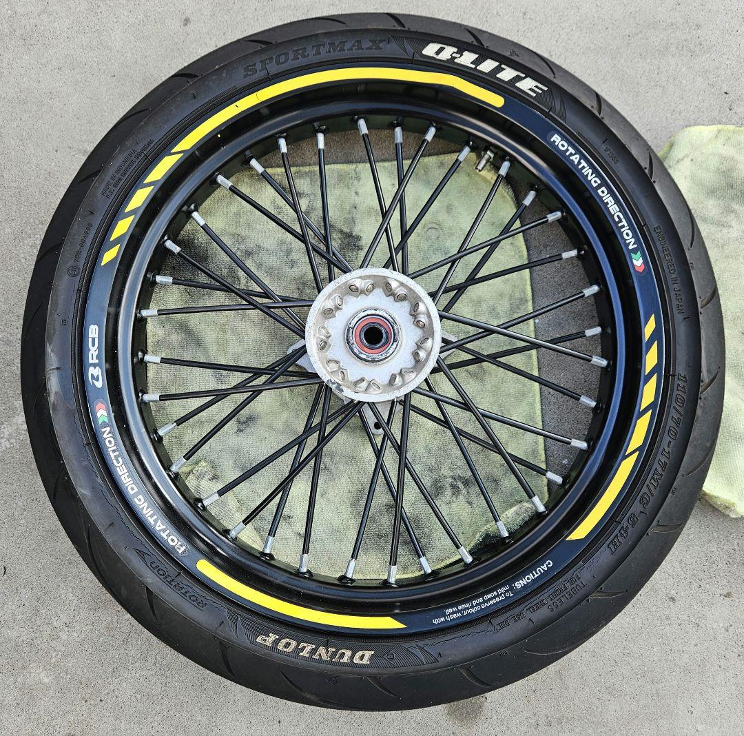 スズキ TS125R モタードホイール　前後
