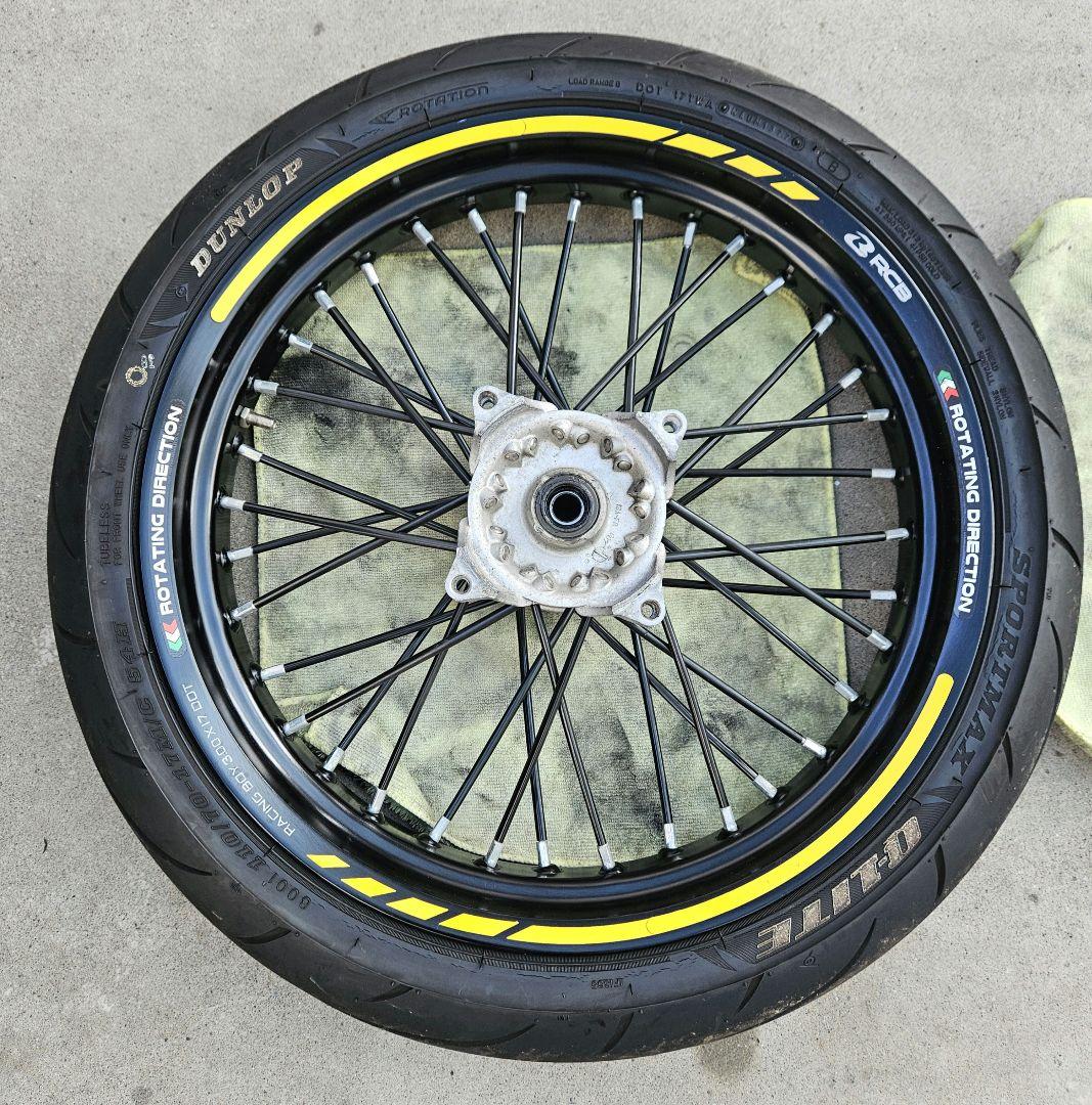 スズキ TS125R モタードホイール　前後