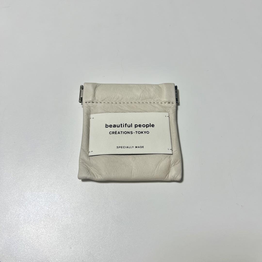 新品未使用 beautiful people レザー スモール コインケース