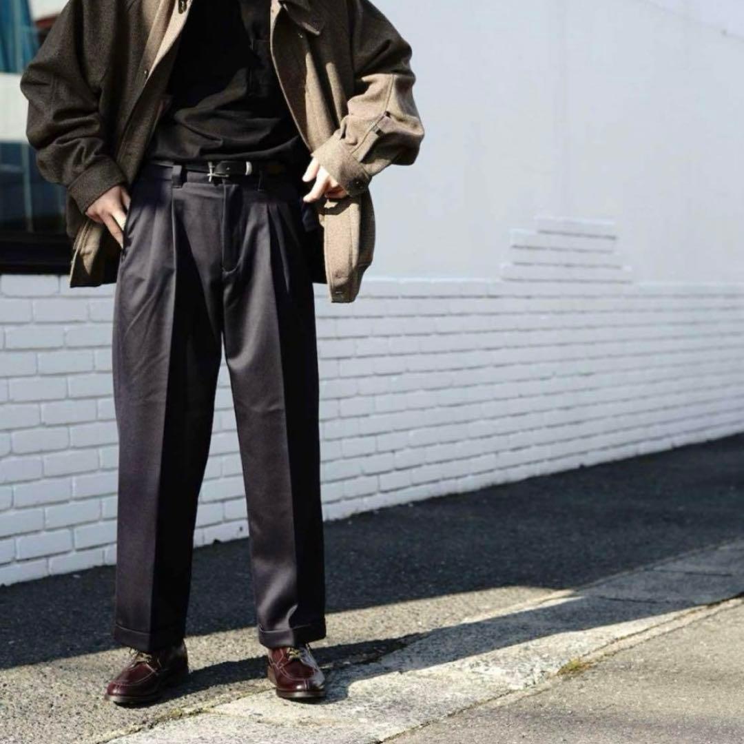 FARAH ファーラー Three-tuck Wide Pants 32L FARAH