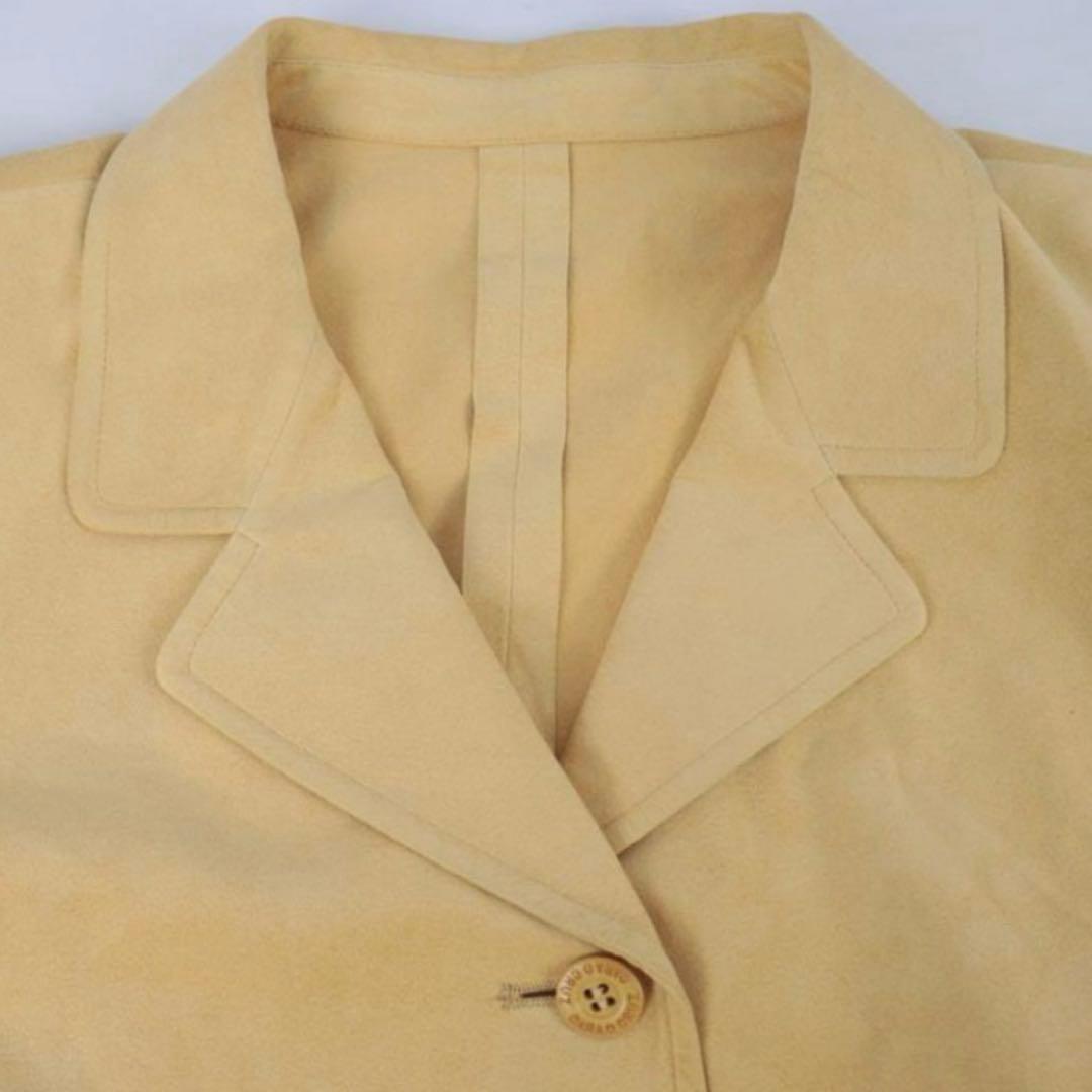 【美品】CARA O CRUZ キャラ・オ・クルス　イエローテーラードジャケット