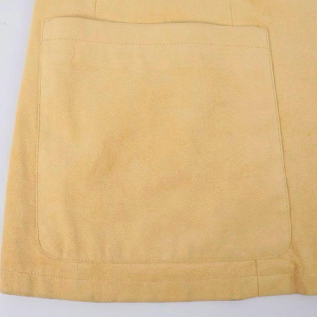 【美品】CARA O CRUZ キャラ・オ・クルス　イエローテーラードジャケット