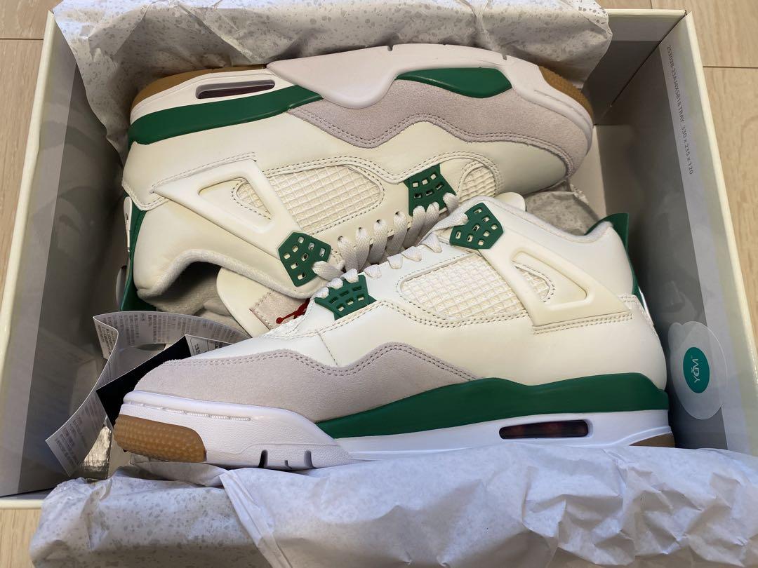 nike sb × air jordan 4 pine greenNIKE