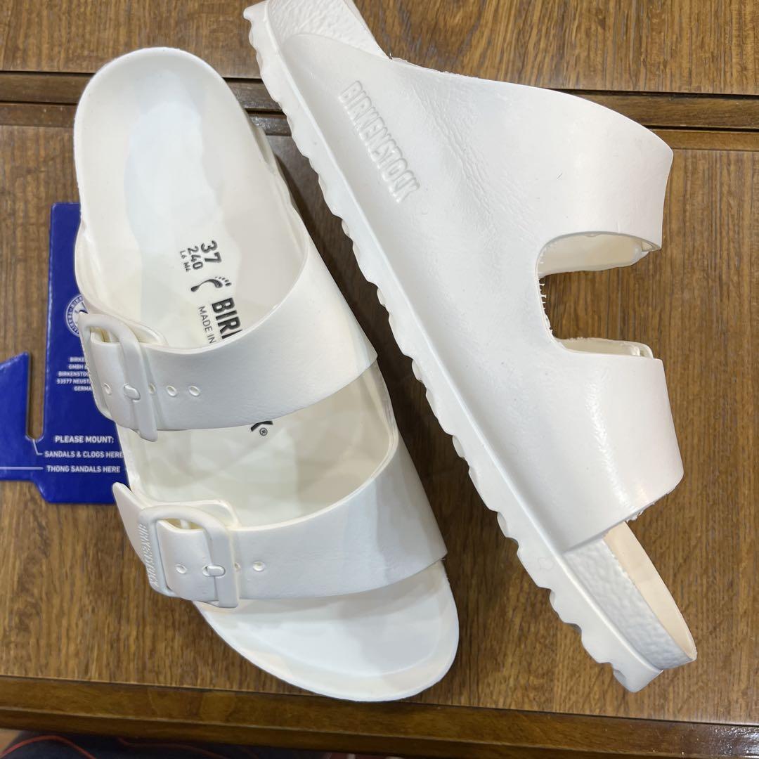 通販 ビルケン アリゾナEVA 白 37 新定価¥7700 - メルカリ 靴