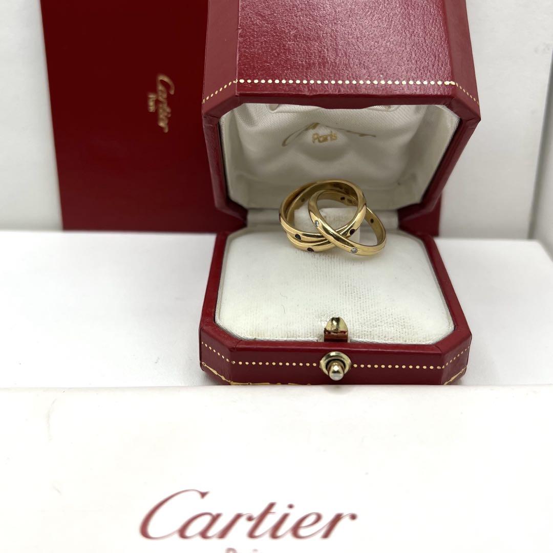 K18 750 カルティエ　Cartier リング　三連　10号 10.48 g K18 750 カルティエ Cartier リング 三連 10号 10.48 g