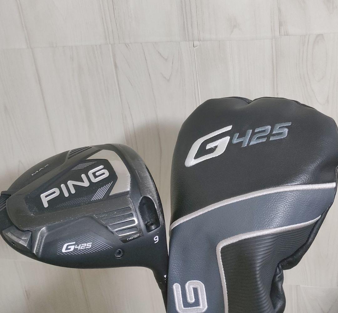 独特の上品 G425 MAX 1W ドライバー 純正カーボン S ヘッドカバー付属