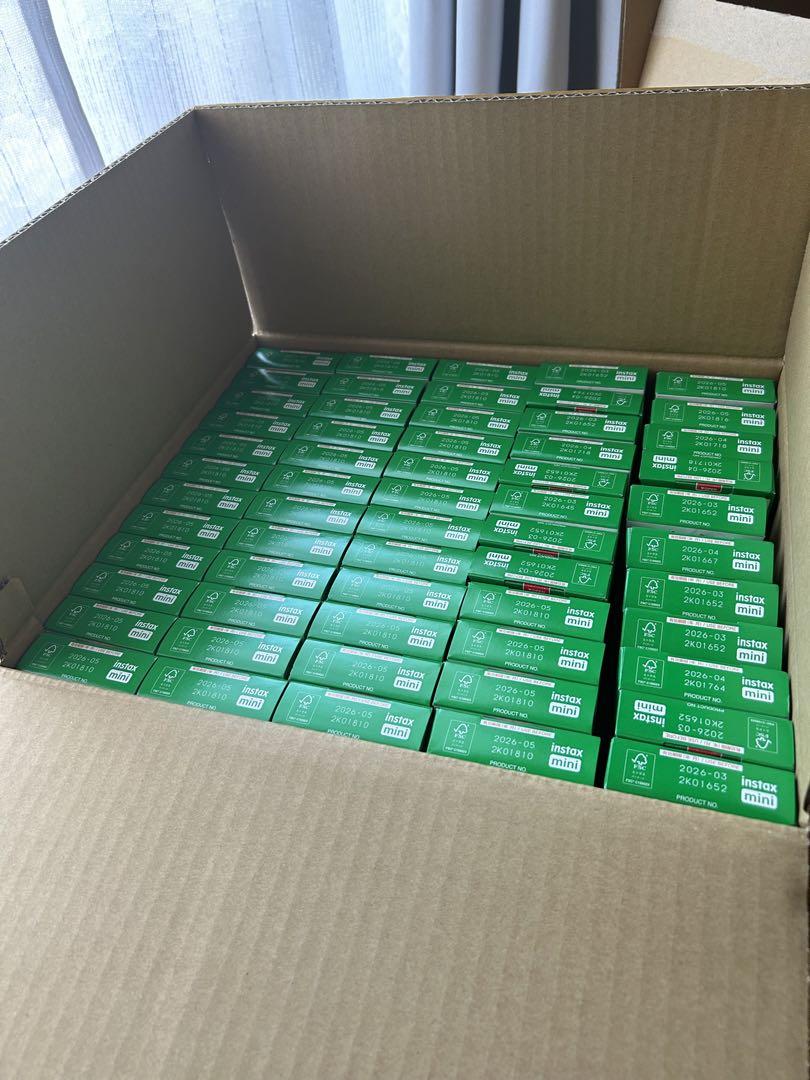 instax mini用チェキ用フィルム 10枚入り× 60箱