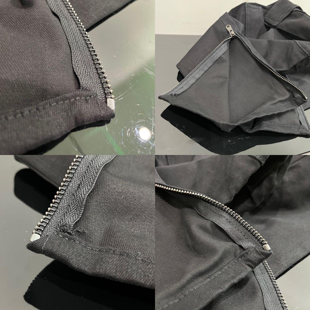 mnml タイトフィット抜群ストレッチカーゴパンツ BLACK M