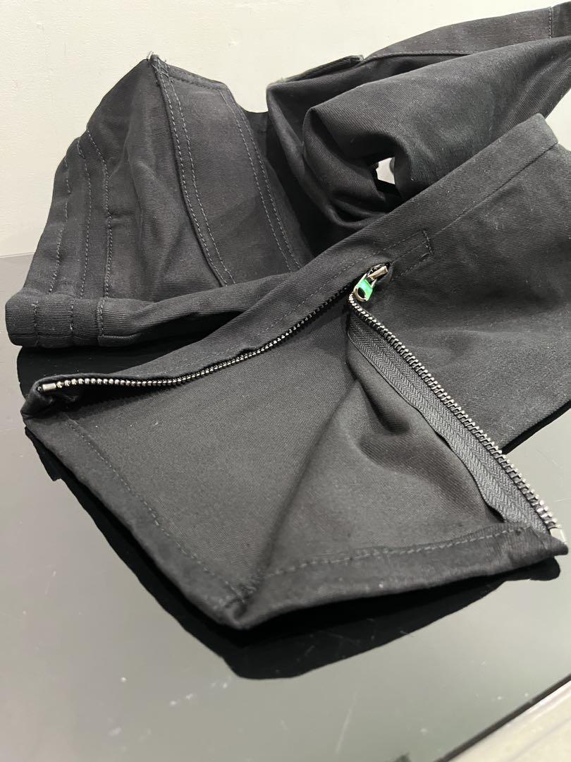 mnml タイトフィット抜群ストレッチカーゴパンツ BLACK M