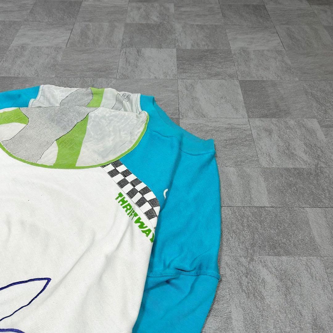 【至高のデザイン】アディダス ATP スウェット 80s 銀タグ 刺繍 ゆるだぼ