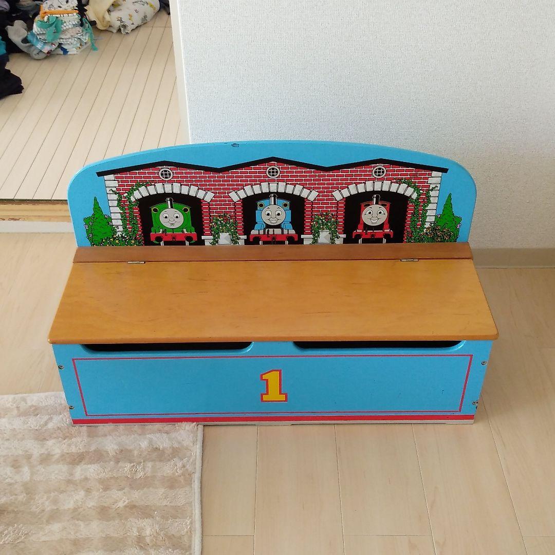 きかんしゃトーマス 収納付きベンチ cutacut.com