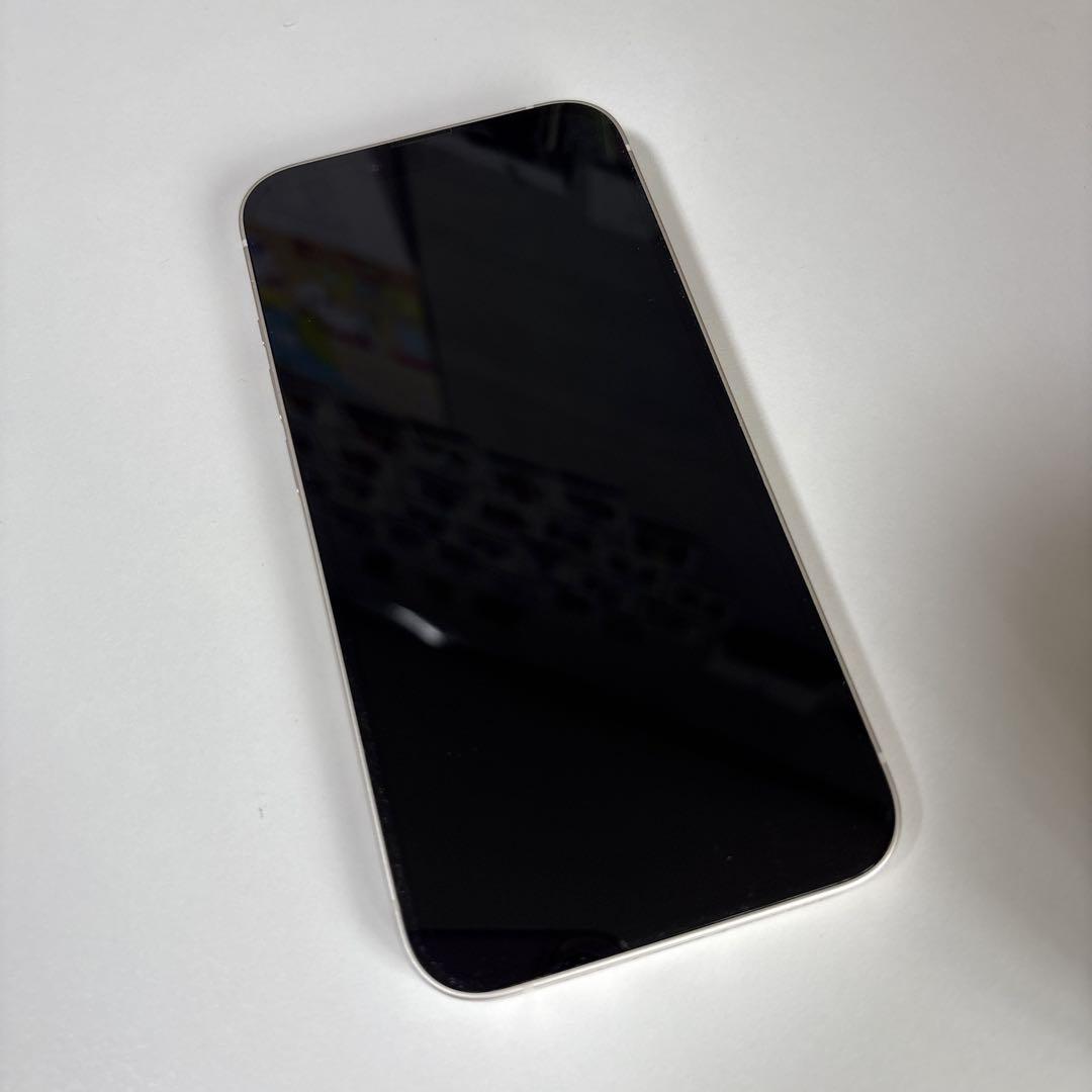 美品 Apple iPhone14 ホワイト 128GB 本体 充電ケーブル付
