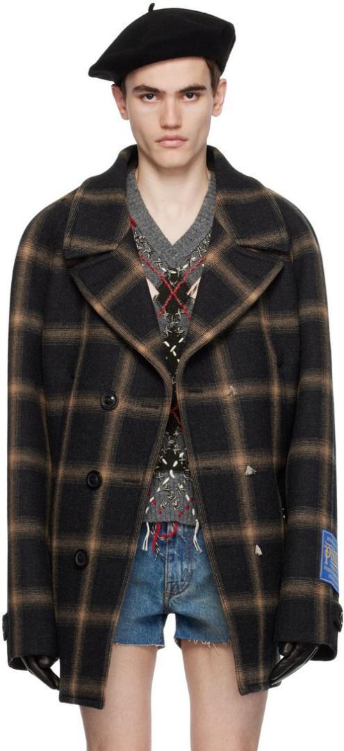 【定価65万】Margiela × Pendleton チェック コート 44