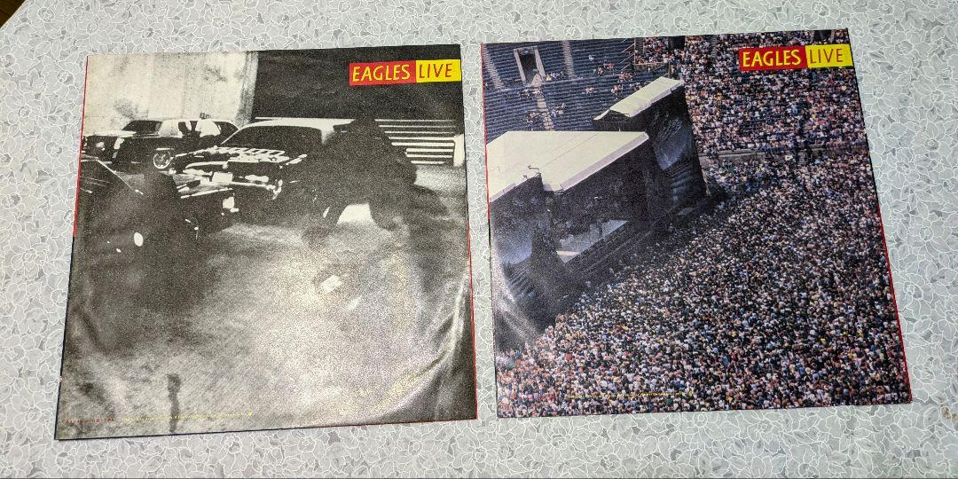 EAGLES LIVE レコード　ポスター付き