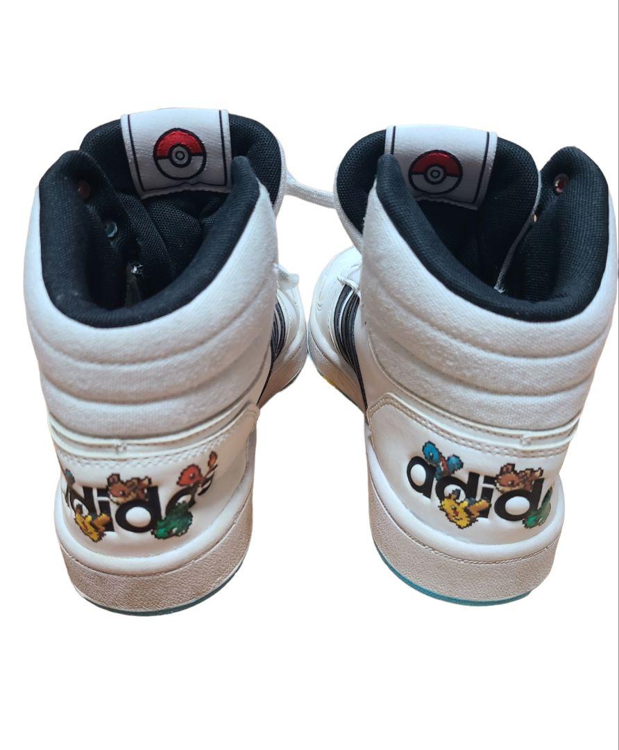 希少　美品　adidas × Pokémon コラボ　ハイカットスニーカー adidas ポケモン コラボスニーカー 22cm ハイカット - メルカリ