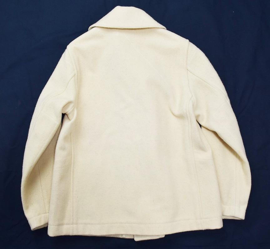 waste twice ロイヤルネイビー ショートダッフルコート 38 白
