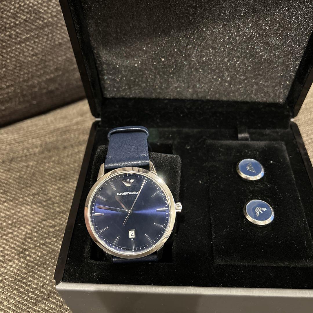 【ブランド腕時計】EMPORIO ARMANI 腕時計　電池交換済