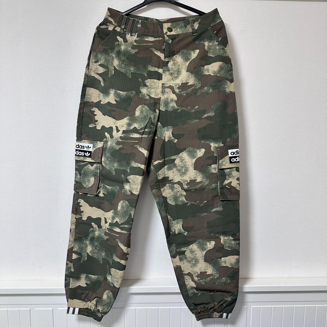 入荷now 口コミ adidas メンズLサイズ相当 ジョガータイプ 迷彩柄 カーゴパンツ パンツ