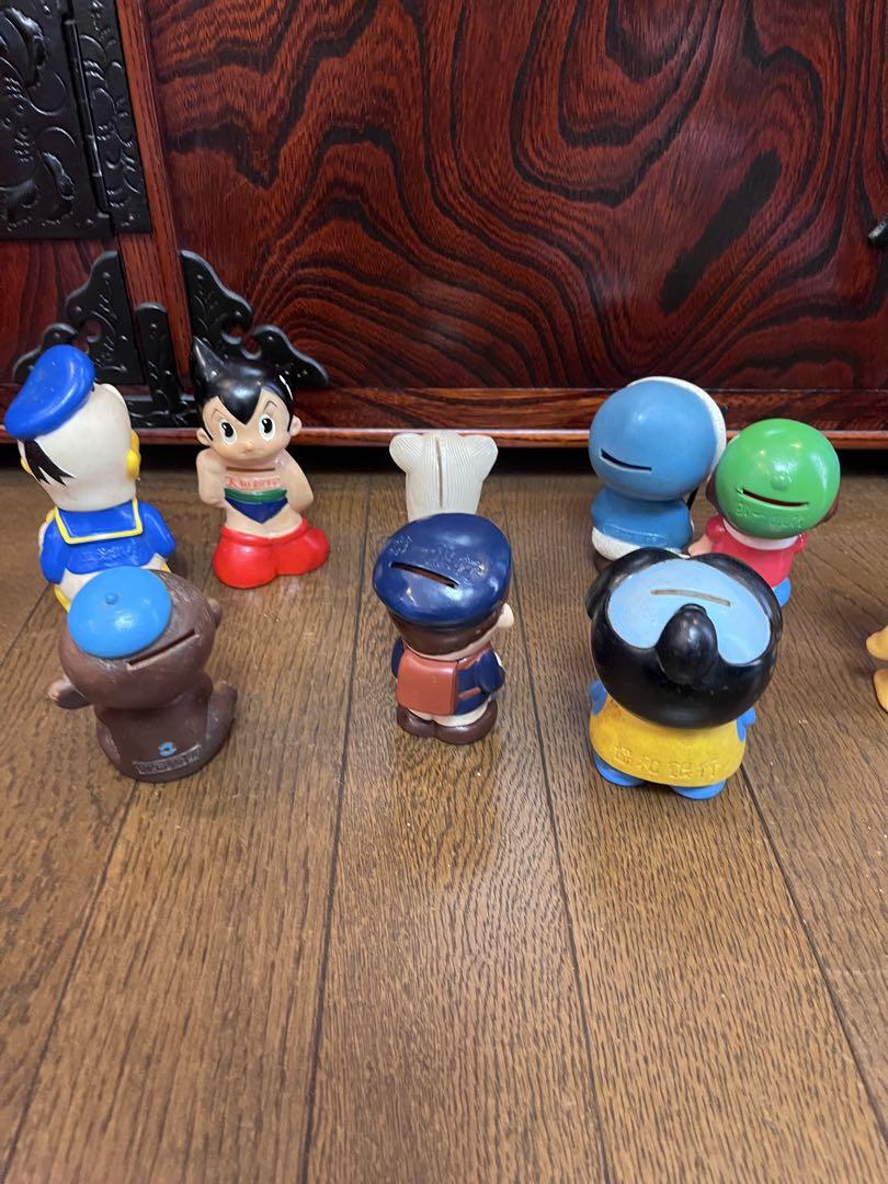 昭和レトロ ソフビ 色々な銀行の貯金箱 まとめて!鉄腕アトム 富士銀行エスキモー 昭和レトロ ソフビ 色々な銀行の貯金箱 まとめて!鉄腕アトム