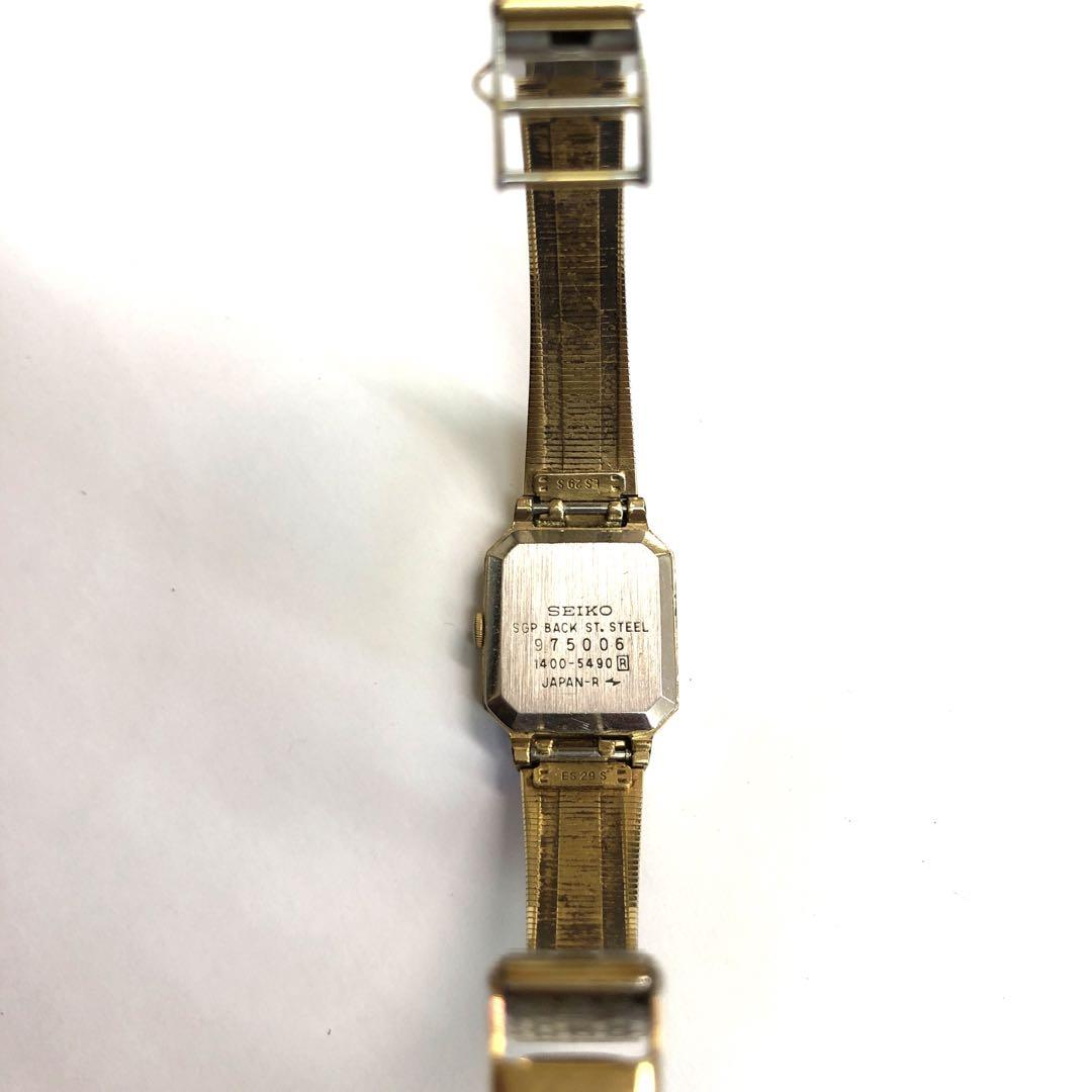 SEIKO セイコー QUARTZ ゴールド アンティーク レディース