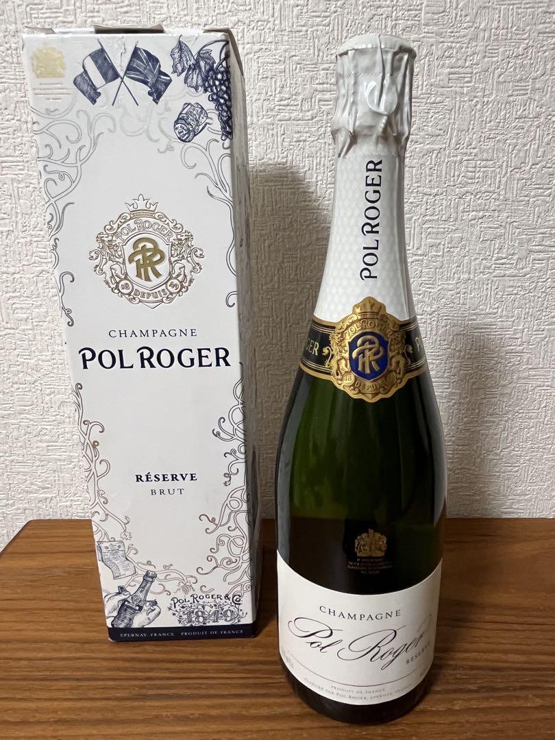 シャンパン750ml 2本セット箱入り　モエシャンドンロゼ&Pol Roger