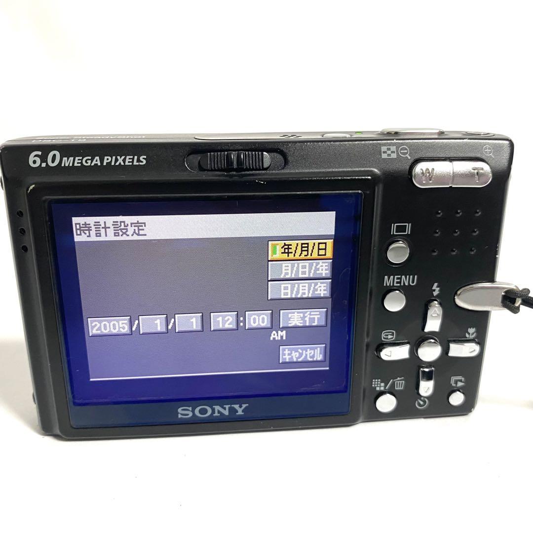【お試し価格！】 デジカメ ブラック DSC-T9 cyber-shot SONY 訳あり メルカリ - デジタルカメラ