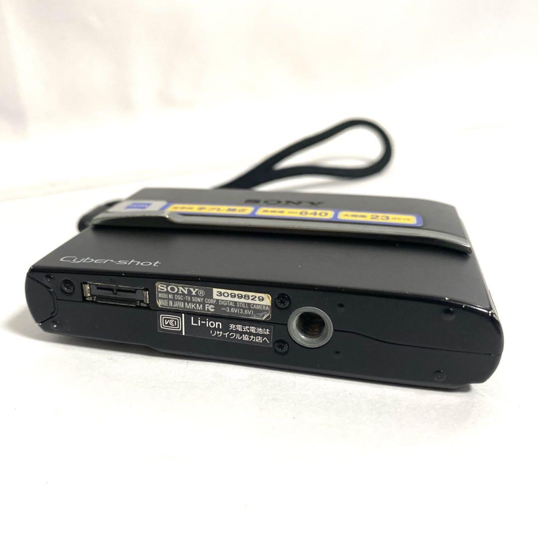 SONY cyber-shot DSC-T9 ブラック デジカメ 訳あり - メルカリ
