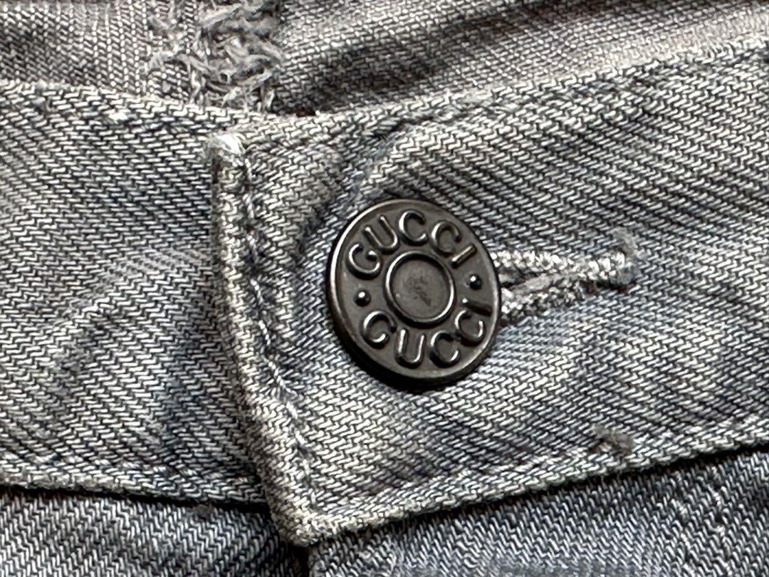 GUCCI グッチ　スリムフィット デニム　グレー 44