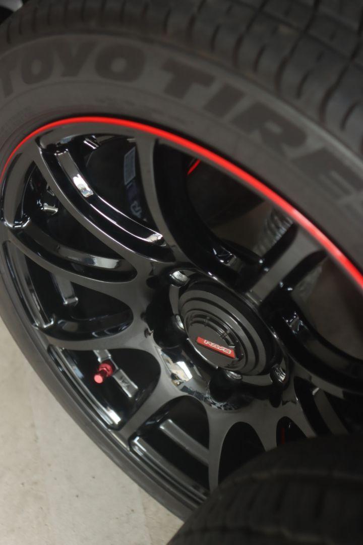 愛知 ハイエース 200 ホイール タイヤ TOYO H20 レイズ RAYS