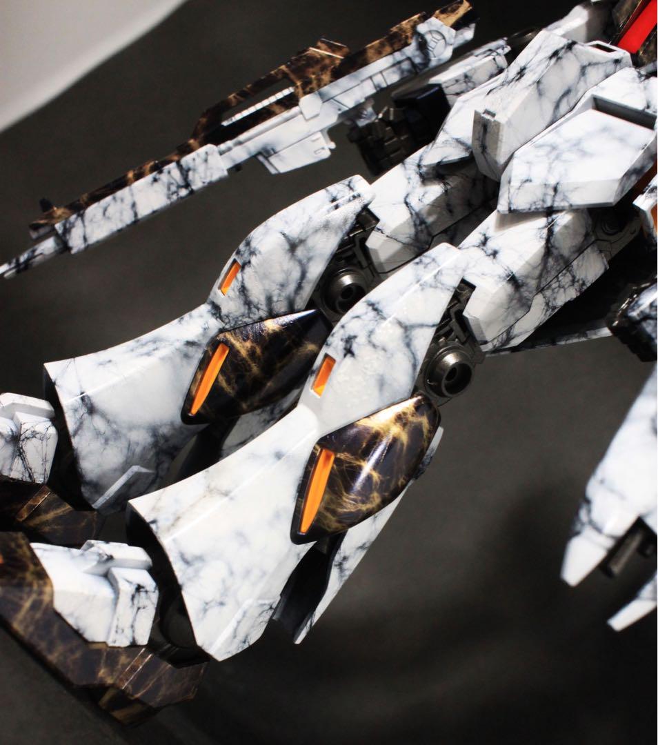 【大理石塗装】νガンダム　完成品
