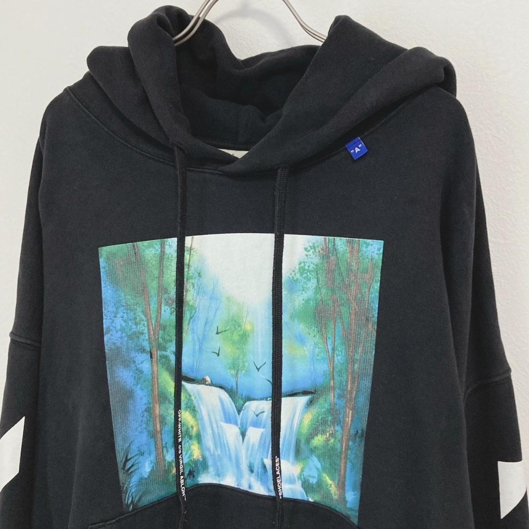 OFF-WHITE Diag Waterfall Over Hoodie XL