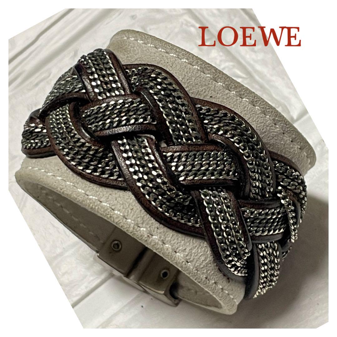 LOEWE ロエベ バングル LOEWE ロエベ レザーブレスレット/バングル/TWIST BANGLE