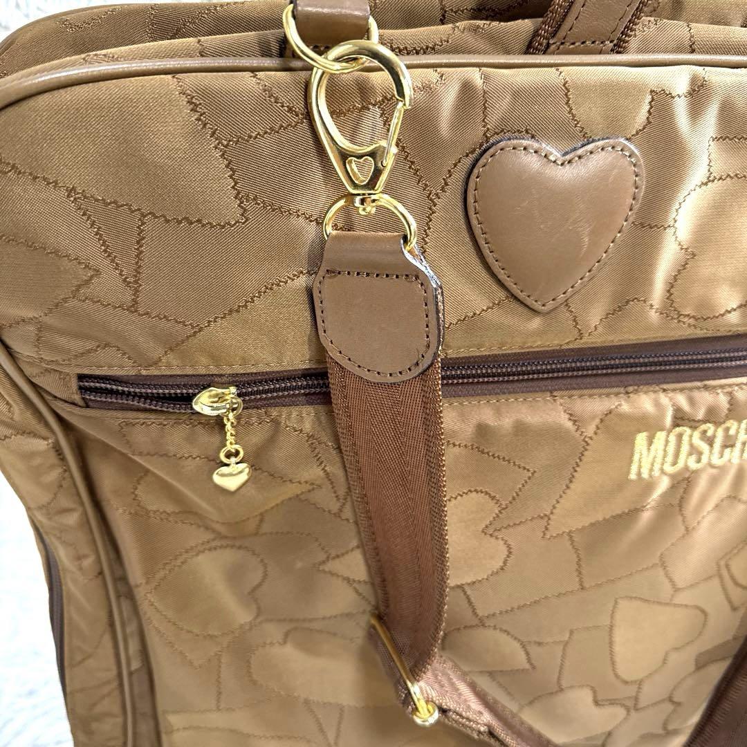 【美品】MOSCHINOモスキーノ　ガーメント＆スーツバッグ　2way