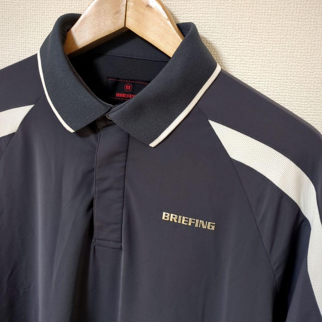 ★美品★BRIEFING　GOLFサーモベントポロシャツ　サイズ　 XL