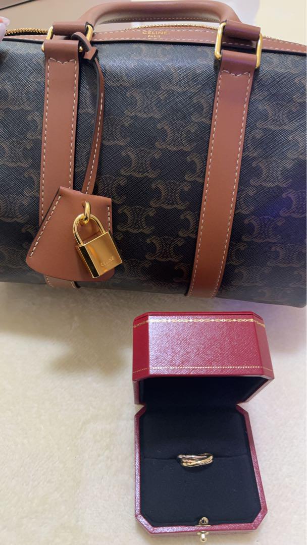 アメリCartier トリニティー　ゴールドリング 証明書付き