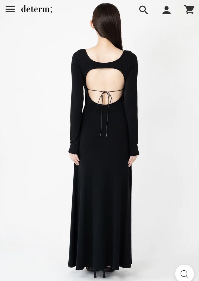 お値下げ中determ デタームCollagen Open Back Dress