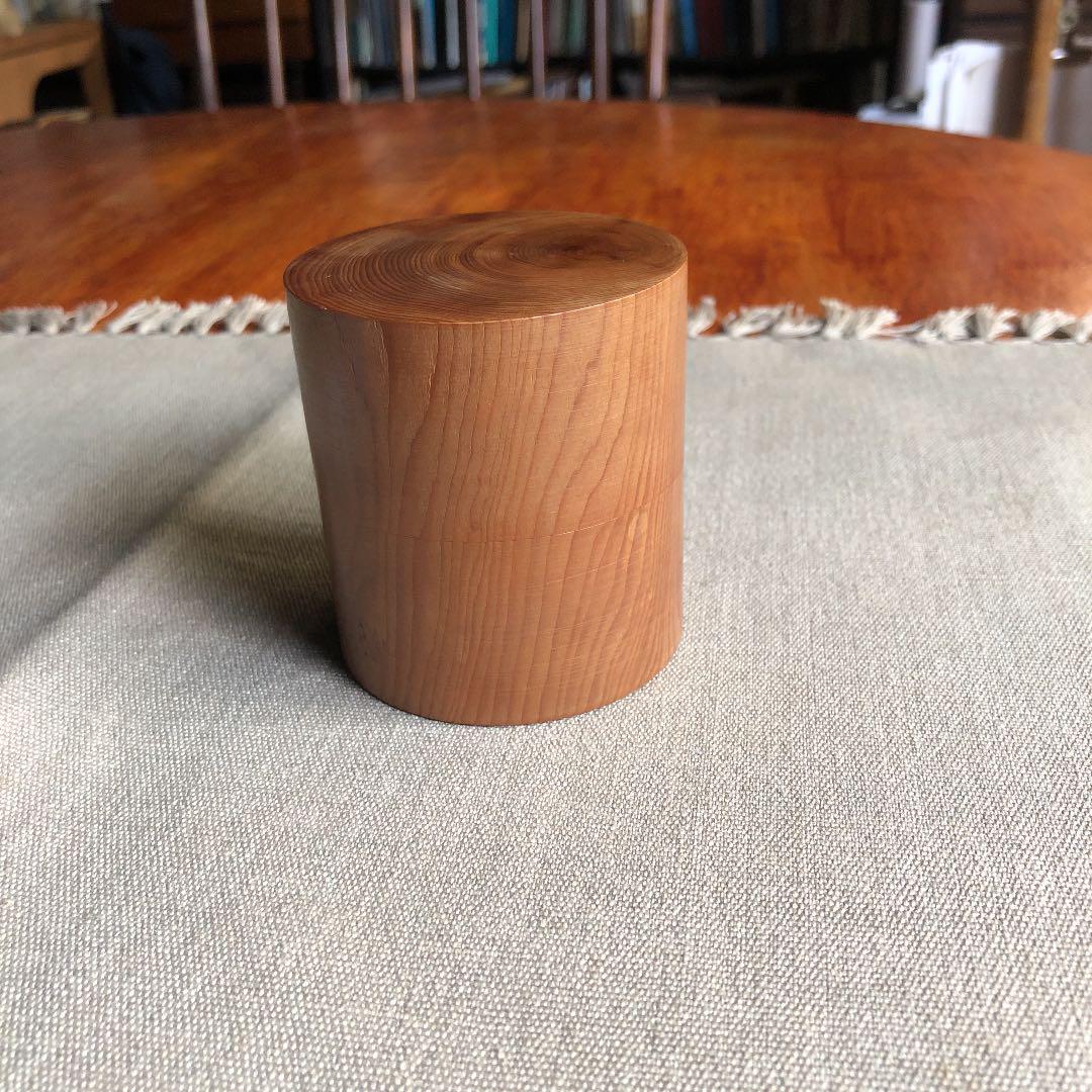 茶道具　棗　木地
