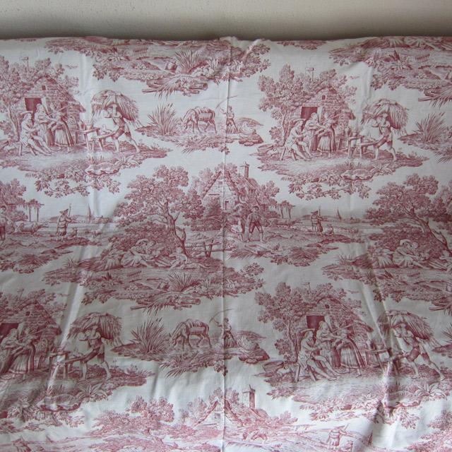 トワルドジュイToile de Jouy1987年140×268cmヴィンテージ