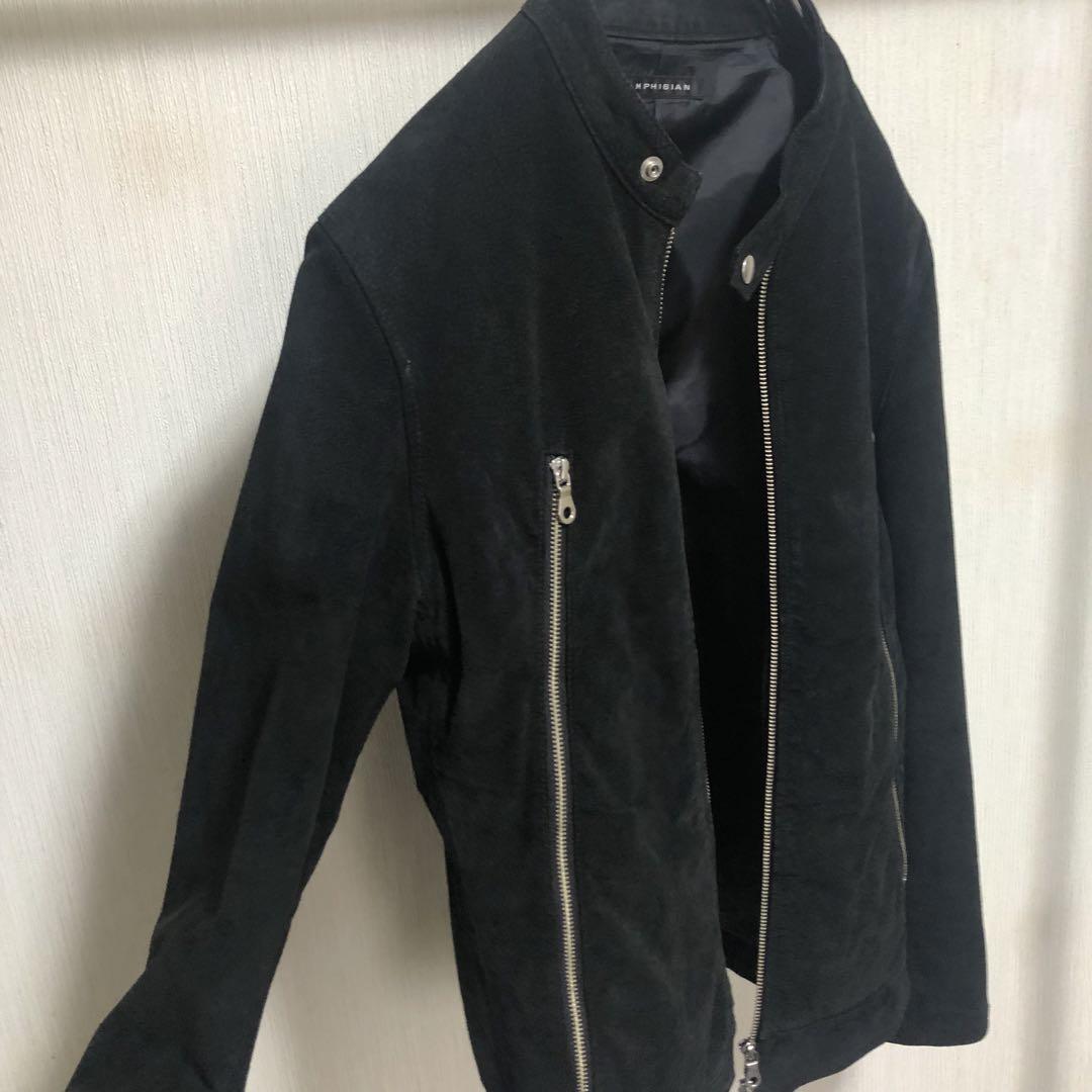 AMPHIBIAN ジップデザイン　シングルライダース