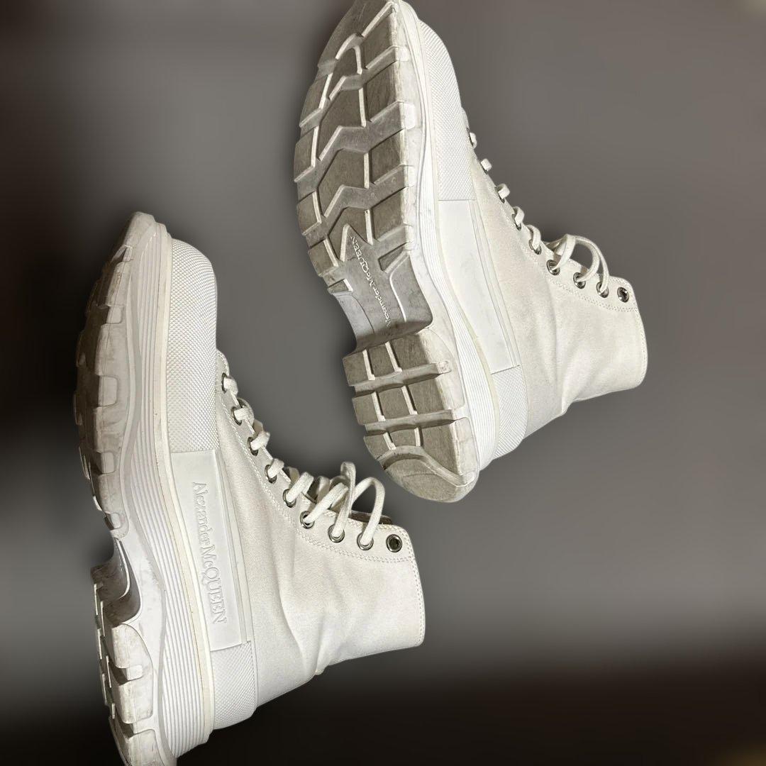 Alexander McQueen/ハイカットスニーカー/41/WHT/ - メルカリ