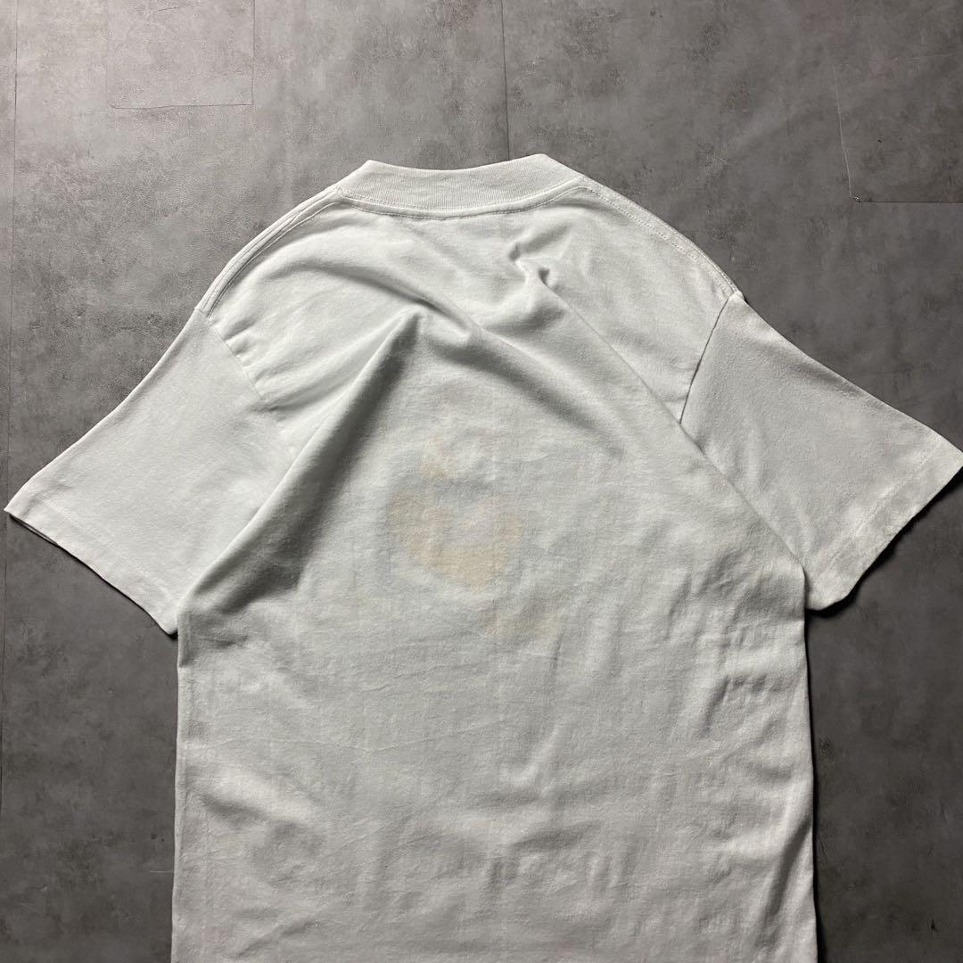 【入手困難】90s USA製 アート おじさん 釣り スーベニア Tシャツ M